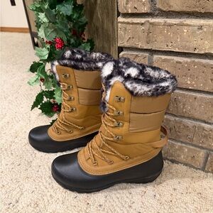 The North Face Brown‎ and Black Winter Boots Ladies Size 11 NEW In Box
